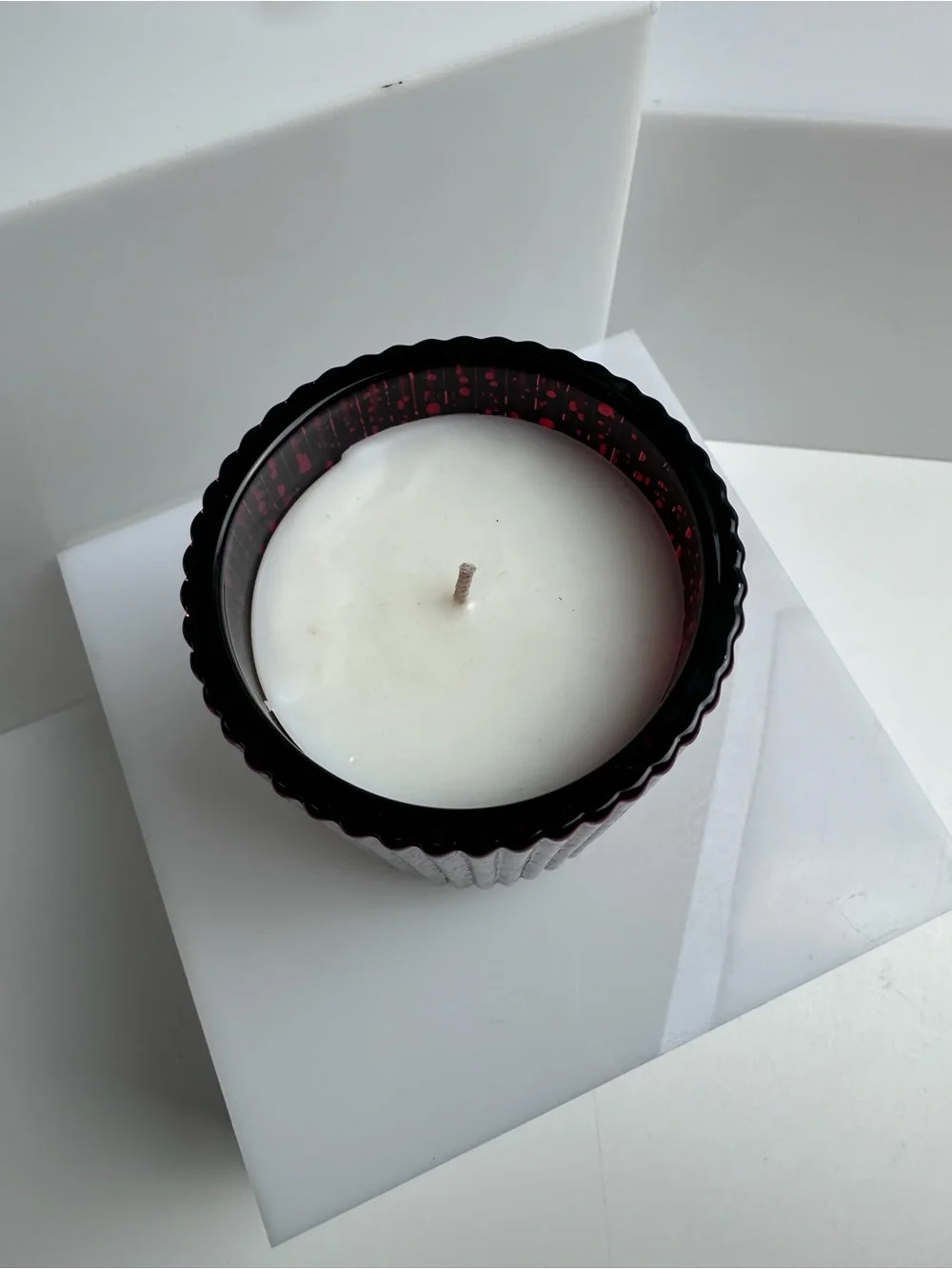 Crate & Barrel Fete Cider and Cinnamon Candle NWOB